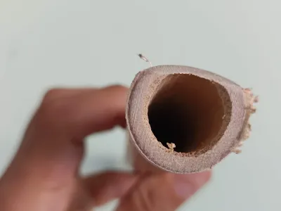 Flauta de pico en bambú