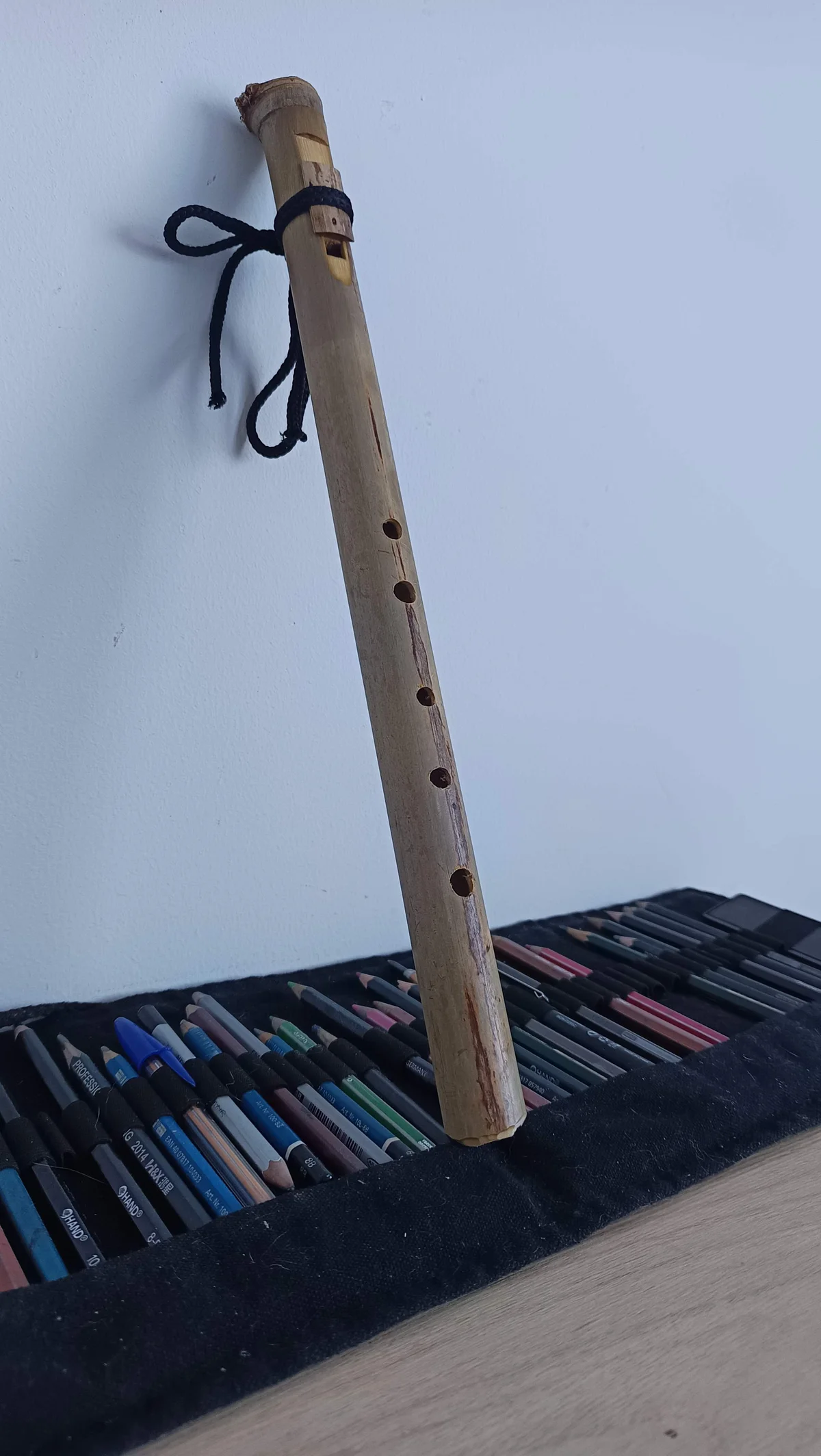 Flauta estilo nativa americana de bambú en B menor pentatónica - Imagen 1