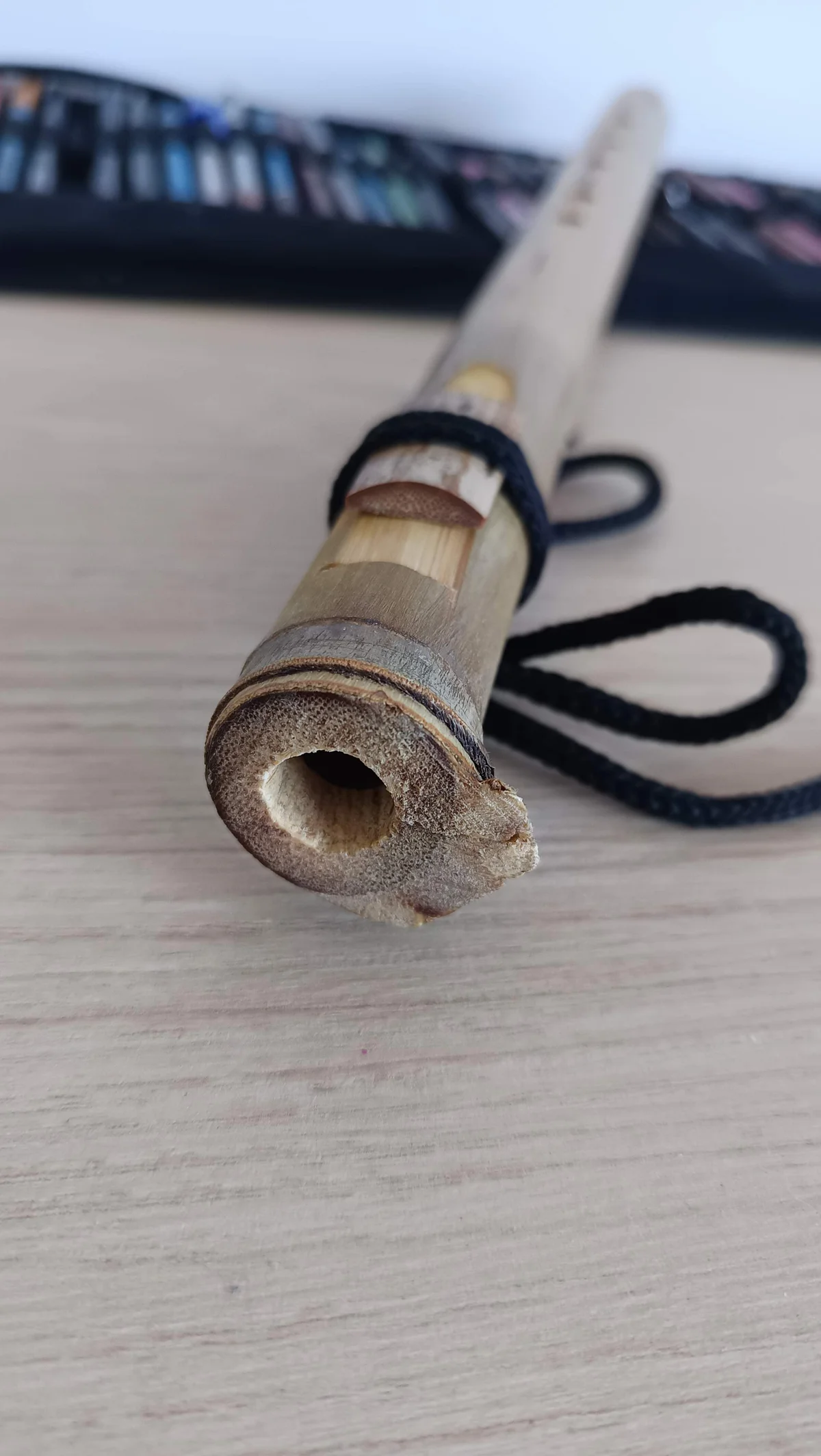 Flauta estilo nativa americana de bambú en B menor pentatónica - Imagen 3