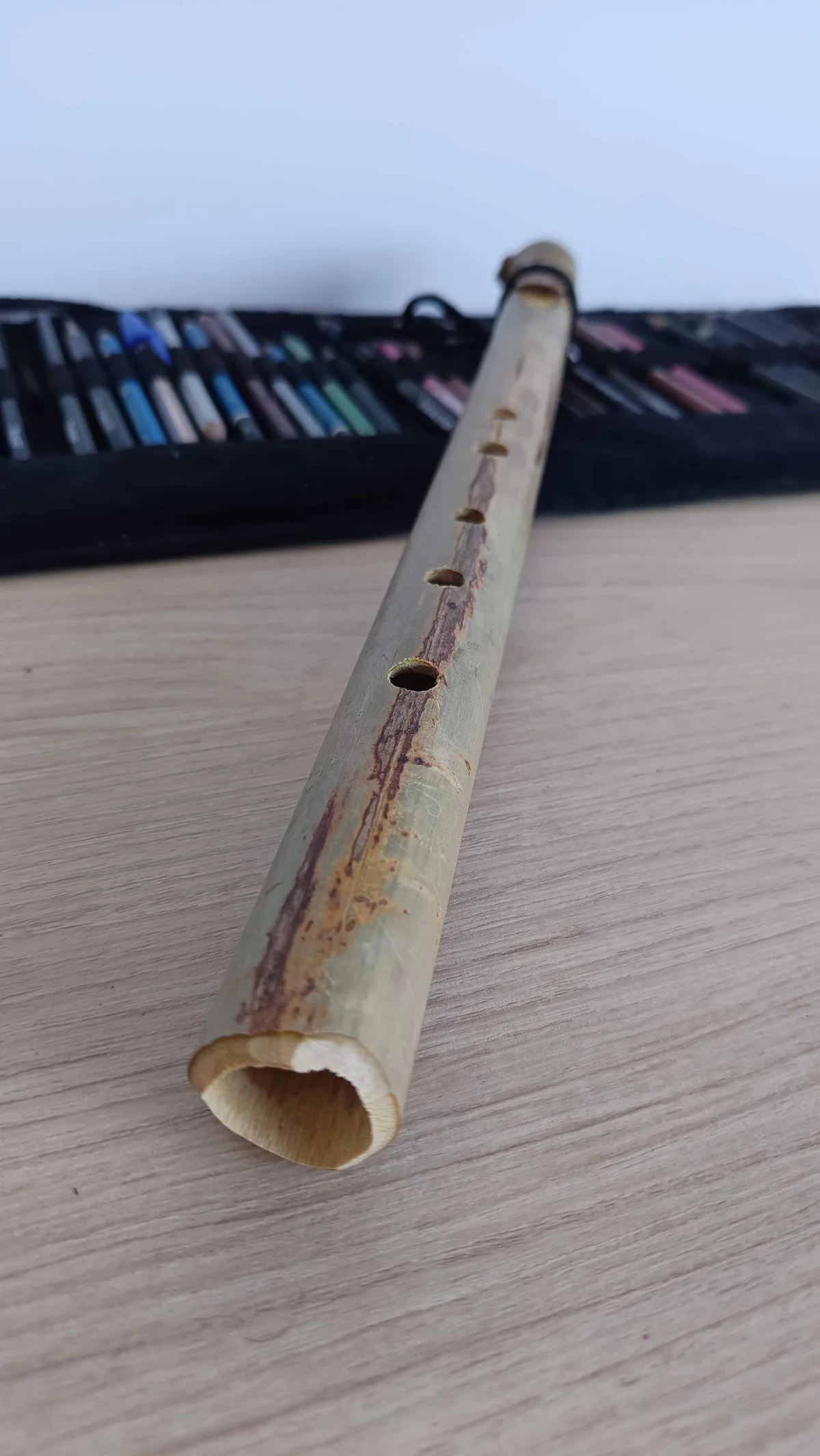 Flauta estilo nativa americana de bambú en B menor pentatónica - Imagen 6