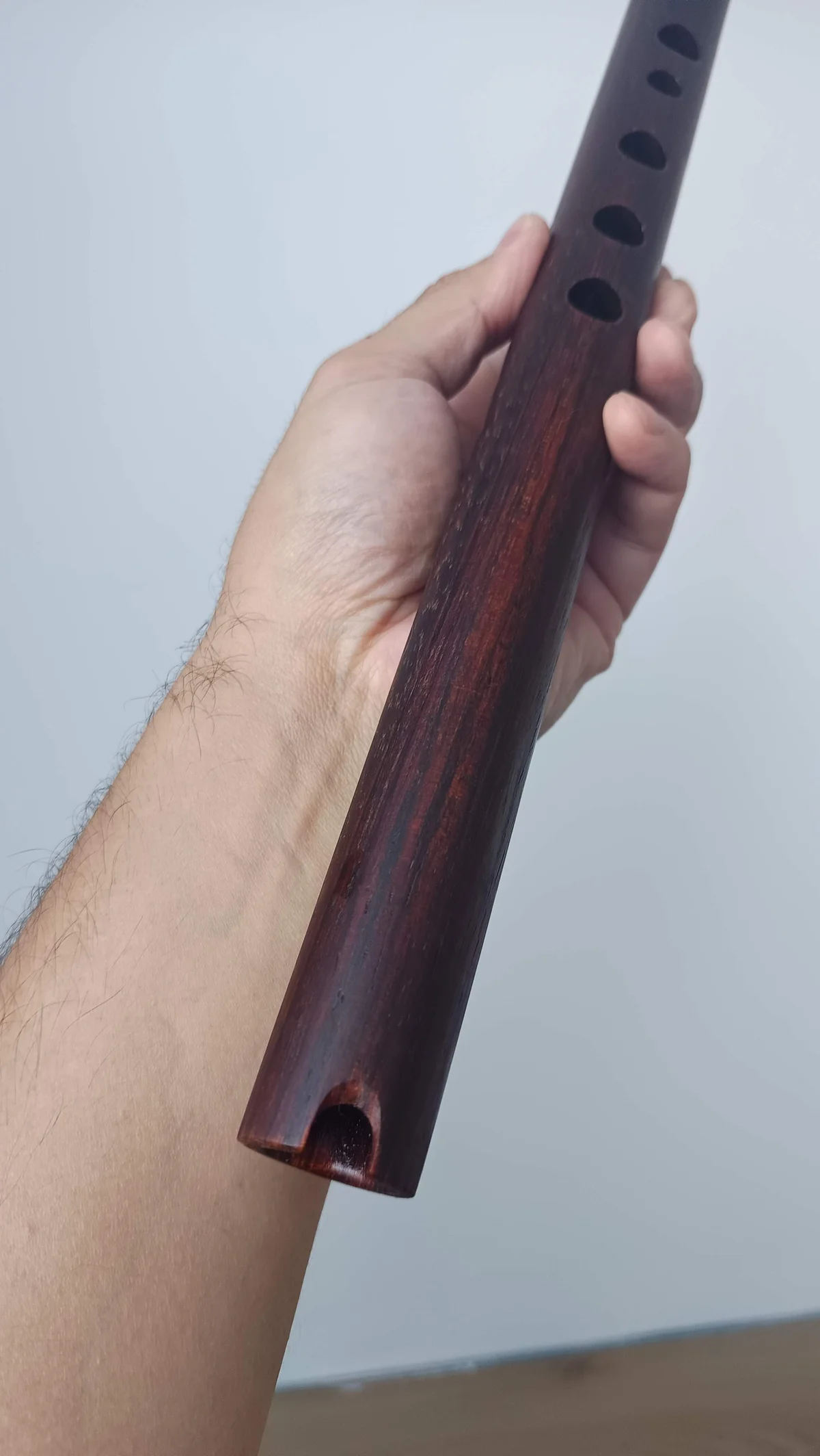 Quena de lujo en madera de cocobolo - Imagen 13